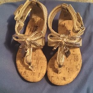 Toddler size 6 Micheal Kors sandals